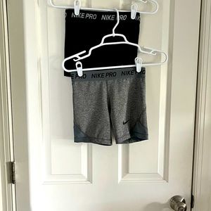 Nike shorts. Girls L